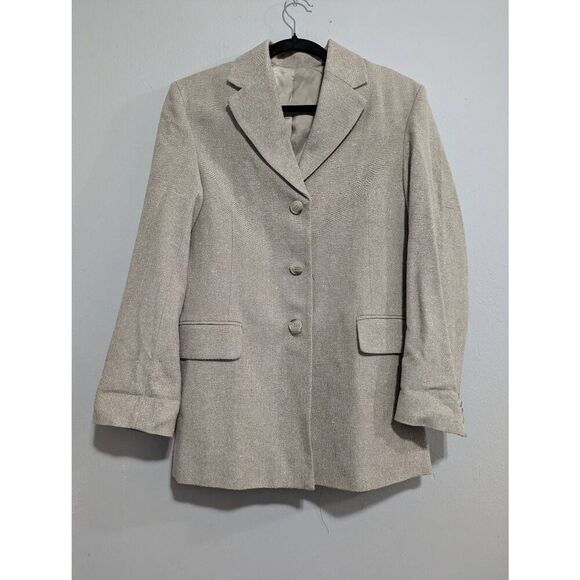 & Other Stories relaxed long silk blazer size 0 - Picture 2 of 6